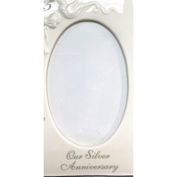 25th Anniversary Double Picture Frame "Our Wedding Day" & "Our Silver Anniversar - Picture 2 of 7